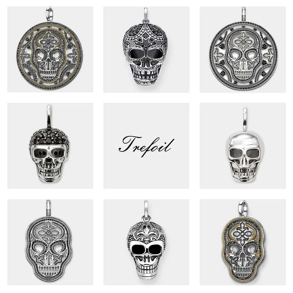 

Maori Skull Mask Lily Pendants, Fashion Jewelry 925 Sterling Silver Blackened Ethnic Gift For Women Men Boy Girls Fit Necklace