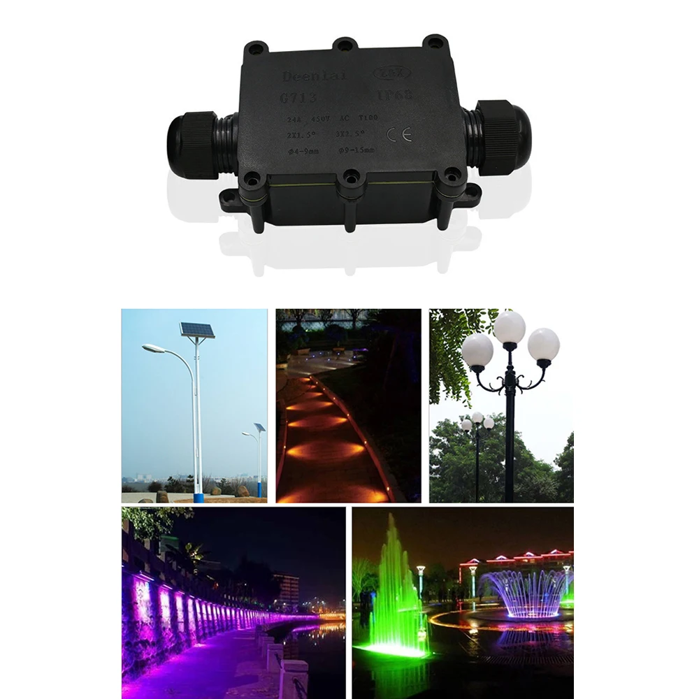 

2019 New Waterproof IP68 Outdoor Junction Box DTY Connectors Electrical Equipment Supplies Used For Underwater Lights