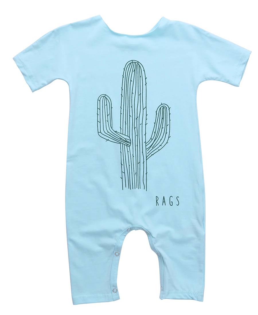 

6-24M Toddler Baby Cactus Romper Infant Girl Boy Cute Cotton Clothes Rompers Jumpsuit Playsuit Outfits Wholesale