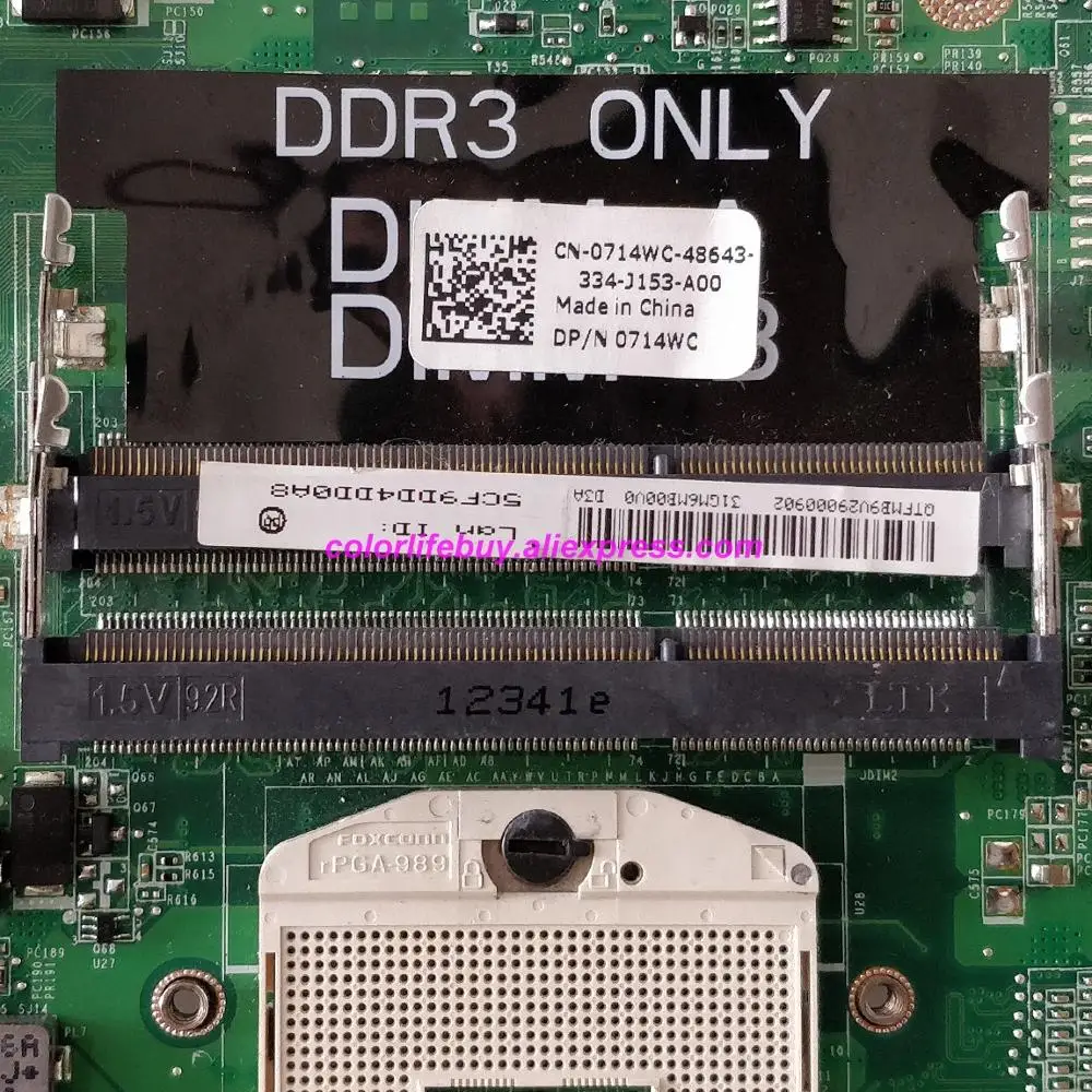 حقيقية CN-0714WC 0714WC 714WC DAGM6CMB8D0 GT540M/2G HM67 اللوحة المحمول اللوحة الأم لديل XPS L502X الكمبيوتر الدفتري