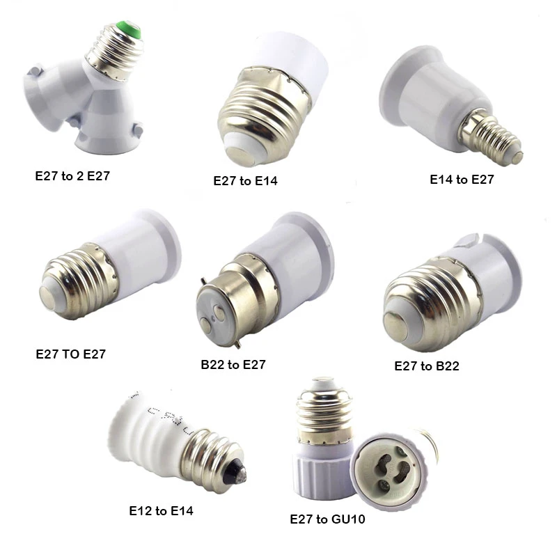 Base Socket Converter | E27 Socket Holder | Adapter | Plug | Lamp Bulbs - E27 E14 - Aliexpress