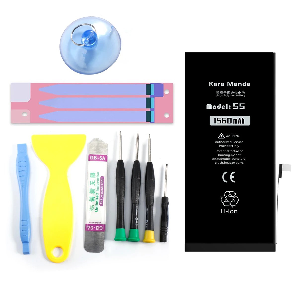 

1560mAh Li-ion Repalce Battery for iPhone 5S Internal Replacement Mobile Phone Built-in Lithium Battery For iPhone 5S Battery