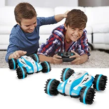 Корабль из Франции, Р/У Машинки 2,4 ГГц 6-канальный автомобиль-амфибия 360 градусов вращение трюковая машинка игрушка дистанционного Управление игрушки для детей, подарки