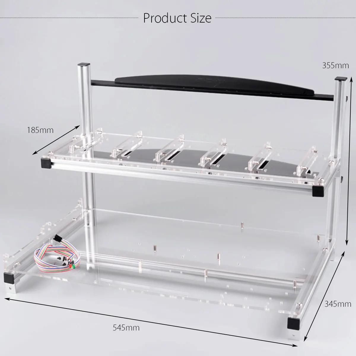 NEW Non-Stackable Aluminum Open Air Mining Rig Frame Case Holder For 6 GPU ETH Ethereum Computer Mining Frame Server Chassis NEW Non-Stackable Aluminum Open Air Mining Rig Frame Case Holder For 6 GPU ETH Ethereum Computer Mining Frame Server Chassis