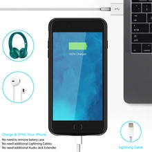 Чехлы для Apple iPhone 7 Plus 8 plus чехол 7200 мАч Зарядное устройство внешнее резервное зарядное устройство Funda Bateria 7 Plus