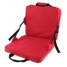Packable soft Seat Cushion with Carry Ropes for Chair Bleachers Seat Fishing Camping Padded Seat Cushion aluminum tiffany chair with fixed seat light in weight easy to carry and storage paint coating with uv resistance