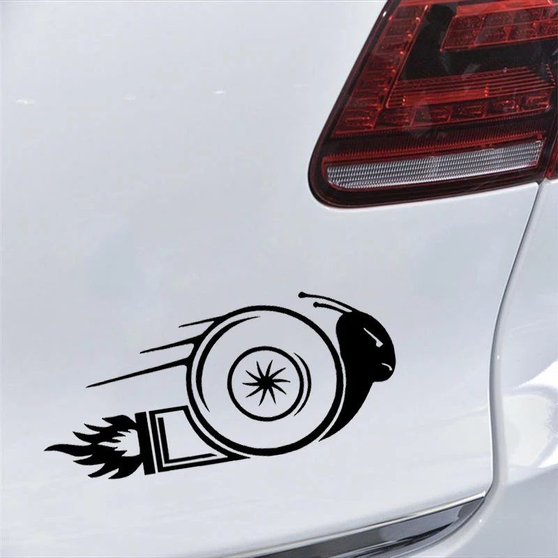 

Bumper Sticker Race Fun Adjustment Sticker Vinyl Car Packing Accessories Product Decal Decoration Rocket Snail