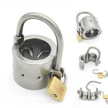 Stainless Steel Cock Ring Male Chastity Cage Belt Thron Scrotum Pendant Ball Stretcher Testis Weight Penis Ring Sex Toys For Men stainless steel cock scrotum bondage weight rings heavy type testicle stretcher pendant penis ring sex toys for men cock ring