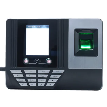 

Face Fingerprint Password Attendance Machine Employee Checking-in Payroll Recorder Facial Recognition Time Attendance Clock