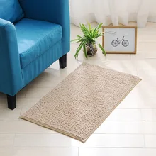 Синель Крытый моющийся Ванная комната мягкий коврик коврики из микрофибры столовая ковер для спальни анти-коврик для автомобиля моющийся