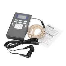 LEORY мини модуляция частоты радио цифровой обработки сигнала Светодиодный дисплей FM радио приемник с наушниками портативный