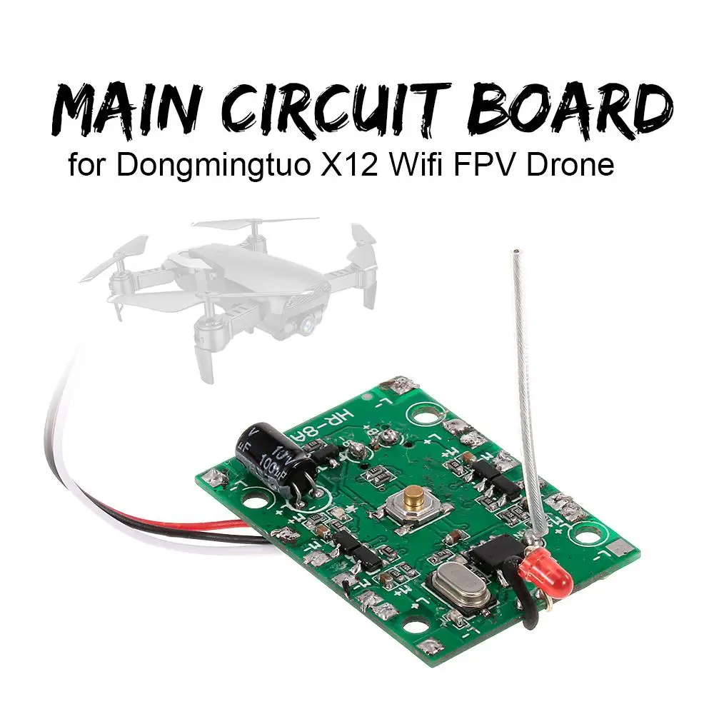 

LeadingStar Main Circuit RC Receiver Board for Dongmingtuo X12 Wifi FPV Drone RC Quadcopter Parts
