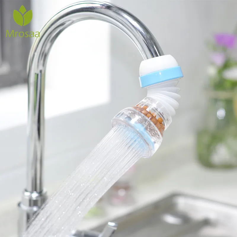 

Rotatable Bathroom Kitchen Accessories Water Saver baby hand washing Water Tap Filter fruit vegetable Washing Faucet Tools