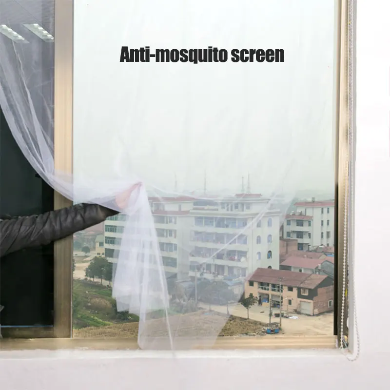 

1.3M*1.5M Insect Fly Bug Mesh Curtain Invisible Self-adhesive Anti-mosquito Net summer ventilate home mosquito screen