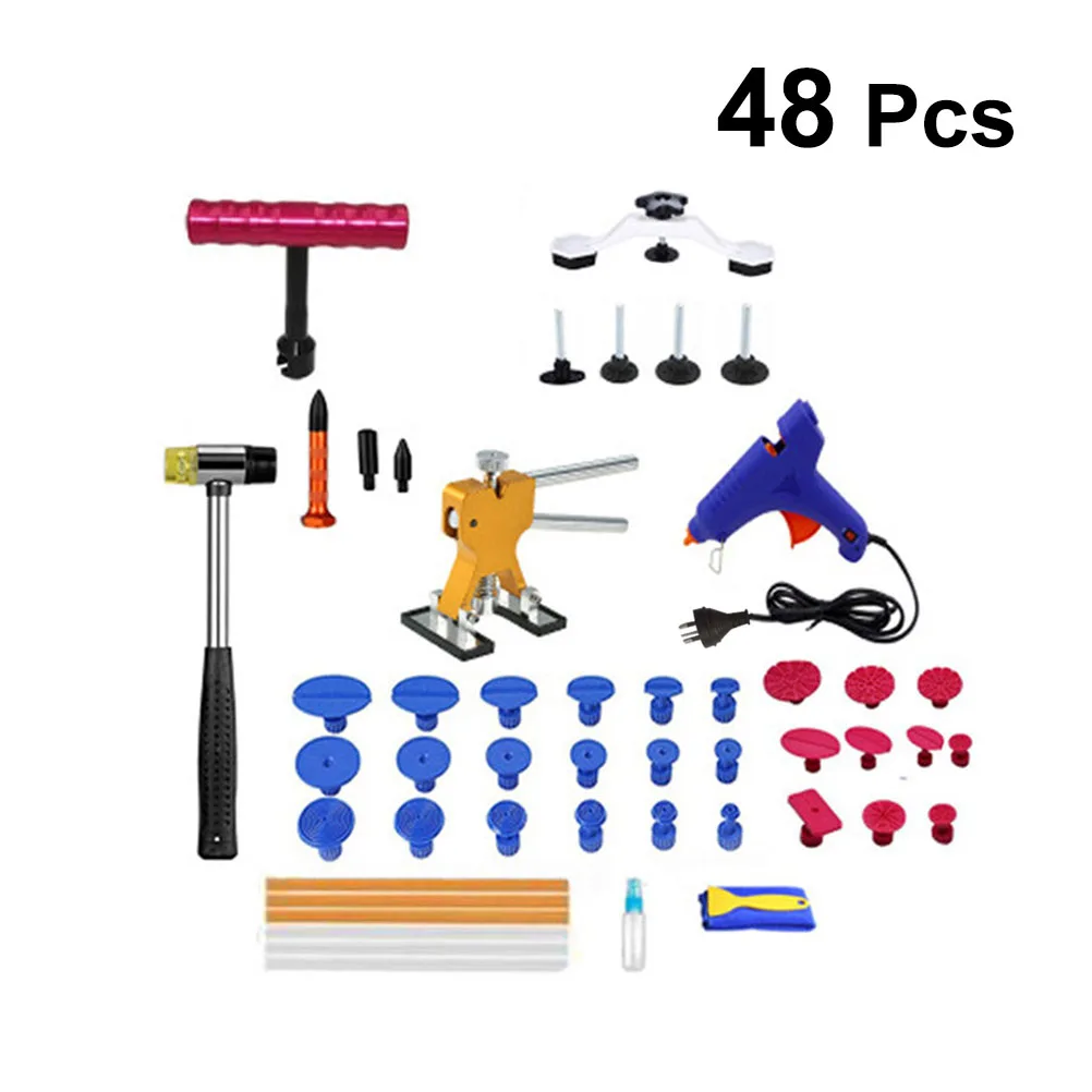 

1 Set Dent Repair Tools Paintless PDR Tools Glue Gun Dent Repair Kit Dent Lifter Remover Removal Tools for Car Repairing