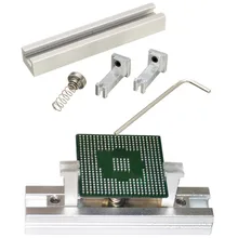 Нагрев непосредственно Трафарет Шаблон Держатель bga-реболлинга станция с шестигранным ключом Серебряный алюминий 8x1,5x2,8 см сварочное оборудование