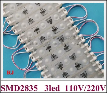 

AC220V / AC110V input injection LED module light 2W 250lm SMD 2835 3 led IP65 110mm*20mm*8mm super bright 2019 NEW design