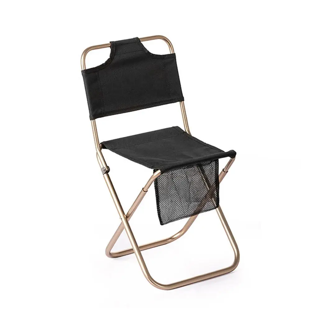 

Outdoor Portable Folding Chair Wear-resistant Aluminum Stool for Picnic Camping