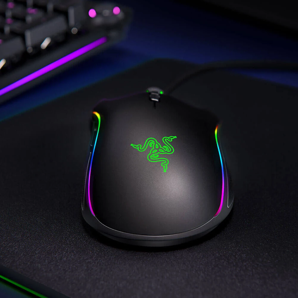 Razer Mamba Elite Проводная игровая мышь Chroma Lighting 16000 dpi 5G Оптический сенсор 9 программируемых кнопок эргономичный дизайн