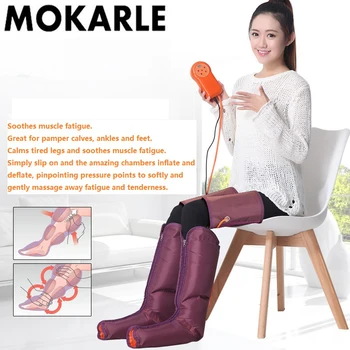 

Air Pressure Foot Massager Electric Multi-Function Beauty Apparatus With Physiotherapy Hand Held Controller- Feet &amp Calves