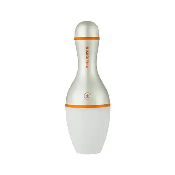 

USB Charging Bowling Humidifier Aroma Diffuser LED Night Light Home Office Car Decoration Gift Orange