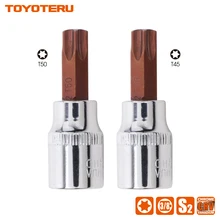 Набор из 3 торцевых головок 3/8 бит звездообразного диска T45 T50 хром-ванадиевые Sockt и S2 Биты отвертки