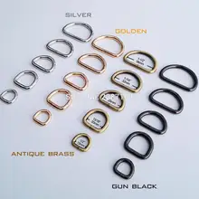 10pcs New Metal Heavy Duty Strong High Quality Hand Bag Purse Strap Belt Web O Dee D Ring Buckle Clasp DIY Leather Craft 5 size