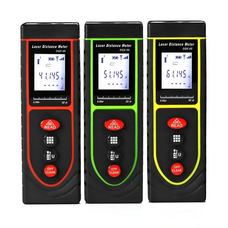 

40m Laser Rangefinder Handheld Distance Meter Measure Range Finder Area Volume Measurement Tools