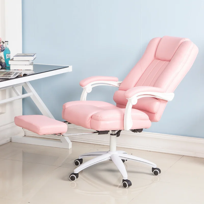 

European Computer Student Main Sowing Backrest Chair Bedroom Sofa Lovely Girl Economics Type Princess European Pink Colour