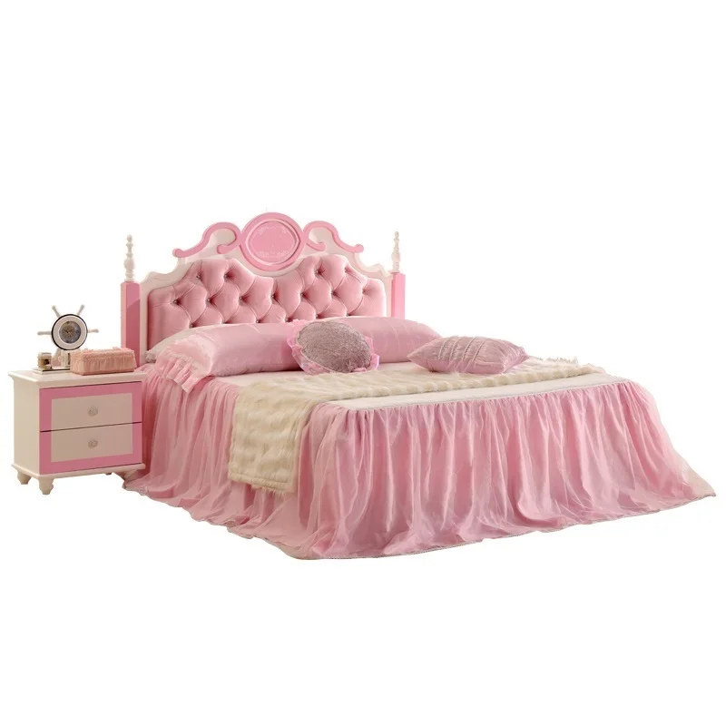 Mobilya Crib Chambre Puff Asiento Dla Dzieci Mebles Toddler Cocuk Ranza Cama Infantil Lit Enfant Muebles Wood Wooden Kids Bed