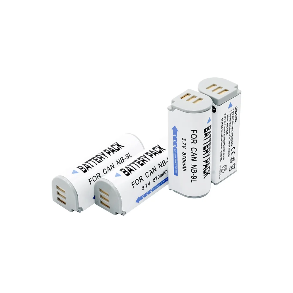 4 шт. NB 9L NB9L литий ионный аккумулятор + 1 usb зарядное устройство для Canon PowerShot N N2 SD4500
