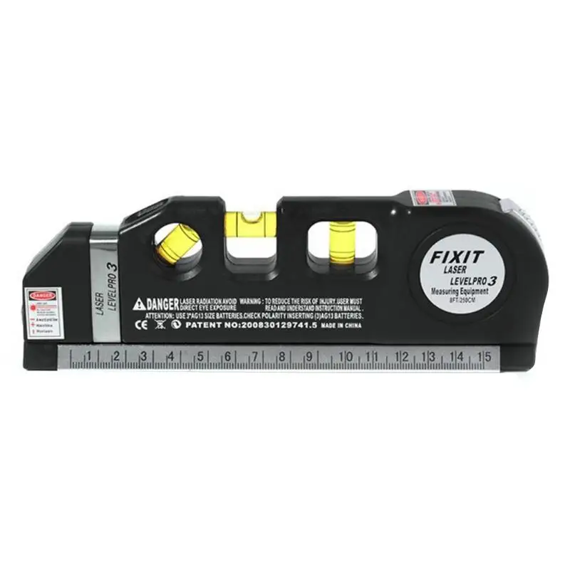 Multi-functional Infrared Laser Level Ruler Horizontal Meter Tape Scale Measure Instrument Vertical Equipment | Инструменты