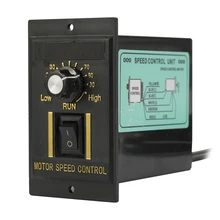 Digital Adjustable Pinpoint Regulator Forward Backward PLC Speed Control 400W AC220V 50/60Hz Programmable Logic Controller Digital Adjustable Pinpoint Regulator Forward Backward PLC Speed Control 400W AC220V 50/60Hz Programmable Logic Controller