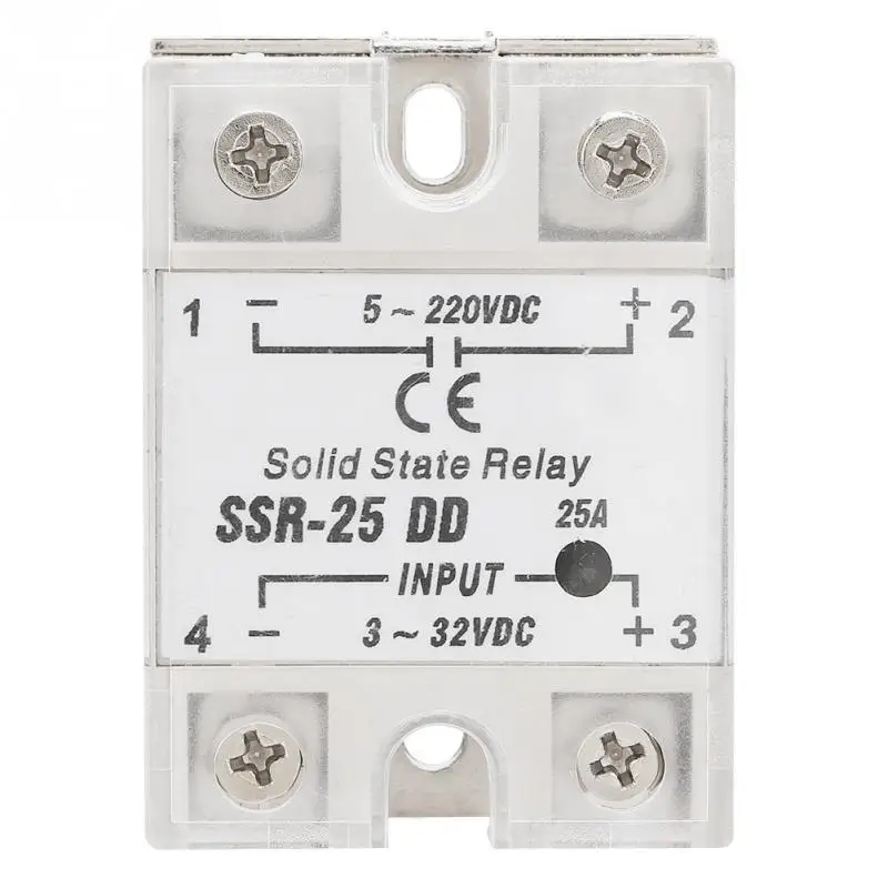 SSR 25 DD 25A 5 220 В постоянного тока твердотельное реле для промышленного процесса