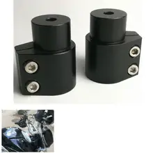 Аксессуары для мотоциклов с ЧПУ рукоятка зажим поднял продлить крепление на руль велосипеда(45 мм Riser для SUZUKI GW 250 INAZUMA GW250 2011