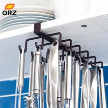 ORZ, 18 крючков, хранилище для кухонной утвари, держатель для чашки, сушильная полка, шкаф, подвесной крючок, органайзер для галстука, шарфа, подставки для кружек