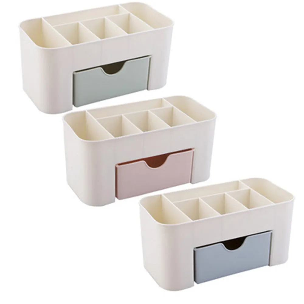 

Household Dressing Table bathroom Makeup Storage Vanity Rack Lipstick Case Container Box