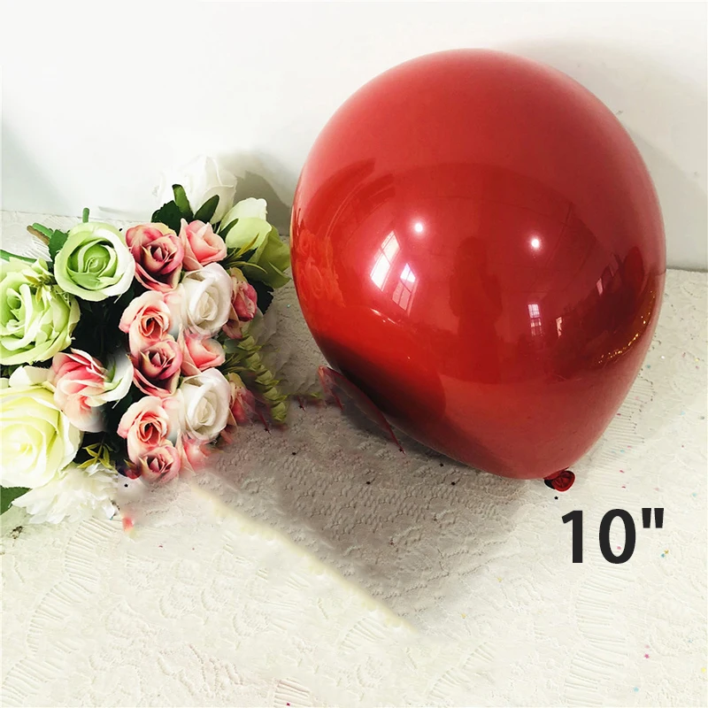 

10/20/50PCS Wedding Party Hotel Market Red Christmas Decoration Balloons Set New