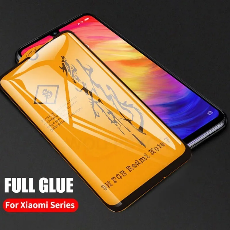 Защитная пленка 6D для Xiaomi mi 9 SE 8 Lite x 3 2s A2 Note 6 Pro Pocophone F1 из закаленного стекла Red 7