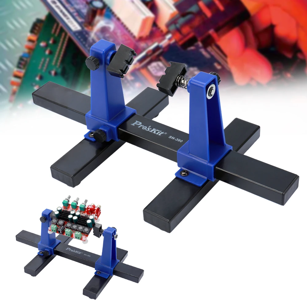 

Adjustable Welding Auxiliary Clip Holder Universal Clamp PCB Soldering Gripper with Metal Base