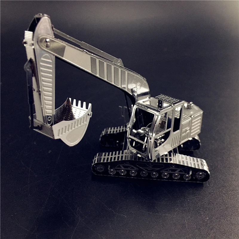 MMZ модель NANYUAN 3D металлическая головоломка модель комплект экскаватор Сборная модель автомобиля DIY 3D лазерная резка модель головоломка игрушка для взрослых