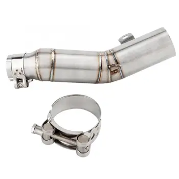 

Escape Motorcycle Modification Exhaust Middle Link Pipe Muffler for Yamaha R6 2006-2014 Motocross Accessories