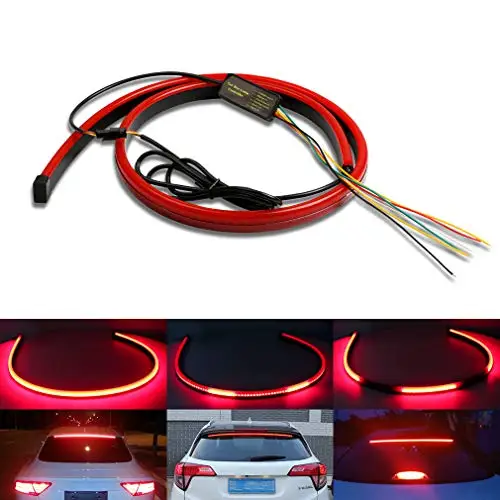

Multifunction Flowing LED 3rd Third Brake Light Bar Rear Tail Red Strip High Mount Reverse Stop Signal Warning Lamp
