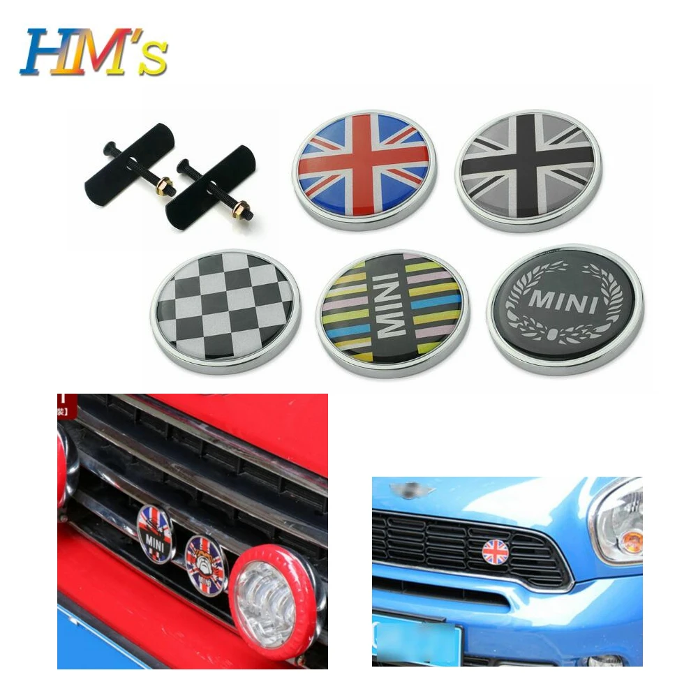 

For MINI Cooper S R53 R50 R55 R56 R60 One JCW Accessories Front Grille Sticker For MINI Countryman F60 Clubman F54 For MINI F56