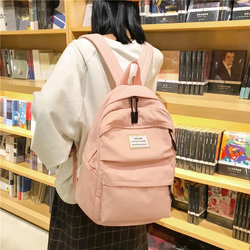 

2019 Female High Quality Canvas Travel Backpack Women Mochila Feminina Sac A Dos Back Pack School Bags For Teenage Girl Rucksack
