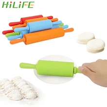 HILIFE силиконовые формы для выпечки печенье тиснение антипригарным приспособления инструменты для кухни помадка торт тесто ролик Кондитерские инструменты Rolling pin