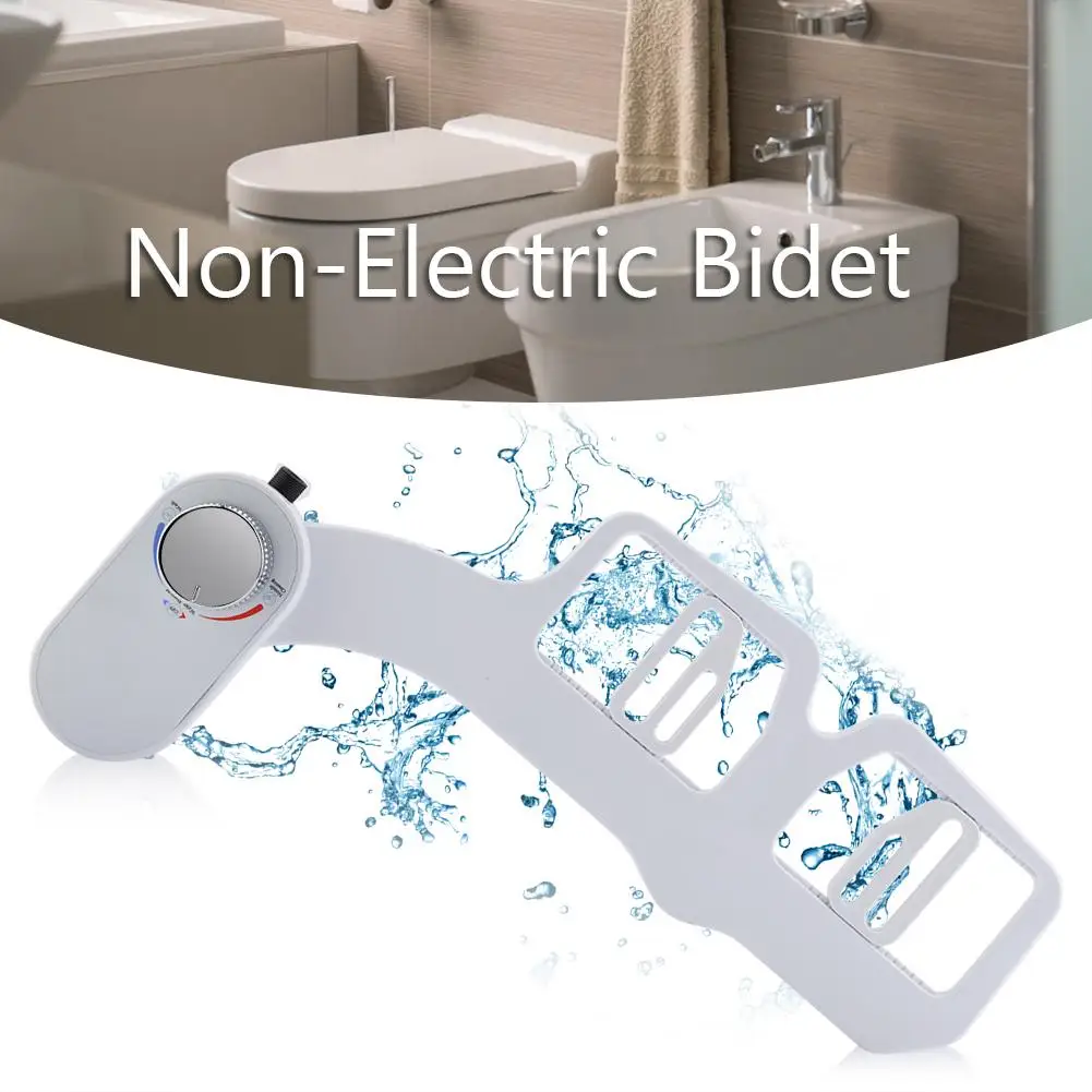 

US 9/16 Thread Non-Electric Hygiene Bidet Water Wash Clean Toilet Seat Spray