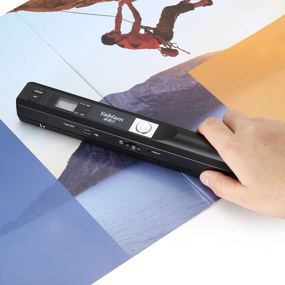 

YABLAM YS01 900DPI Handheld Magic Wand Portable Scanner for Document / Image Restore the True Image portable and practical
