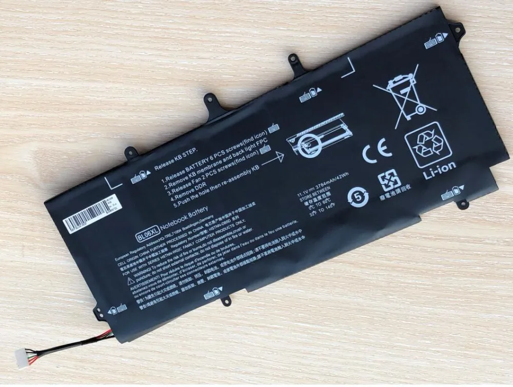 Preise 42Wh BL06XL Batterie für HP Elitebook Folio 1040 G1 HSTNN DB5D HSTNN W02C 11,1 V