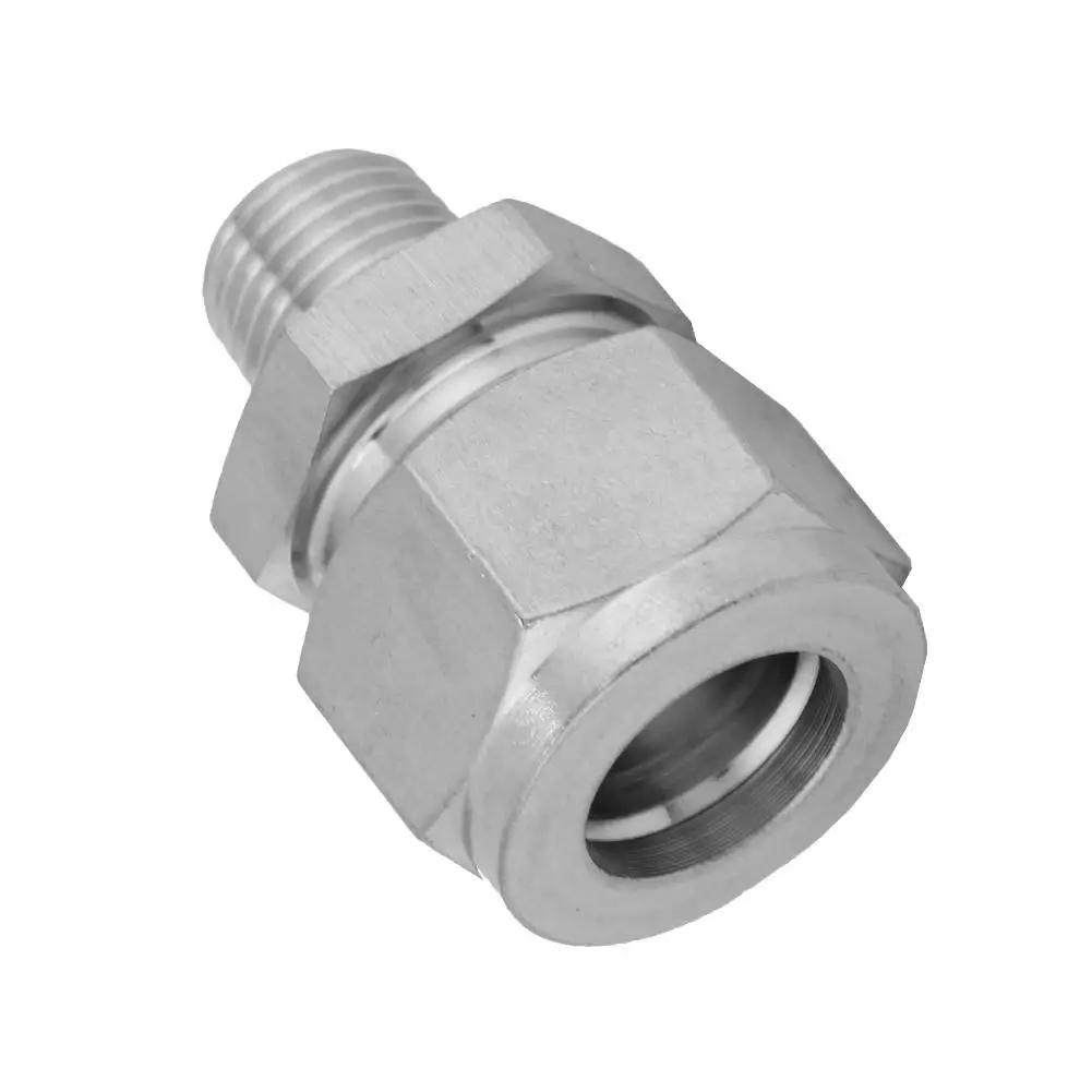 

Top 304 Stainless Steel Pipe Fitting Compression Fitting Straight Ferrule Joint for Water Oil Air